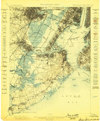 Staten Island 1898 topographic map thumbnail