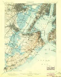 Staten Island 1900 topographic map thumbnail