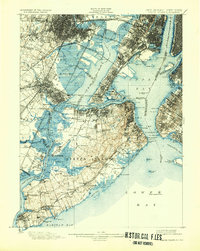 Staten Island 1900 topographic map thumbnail