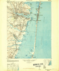 Toms River 1948 topographic map thumbnail