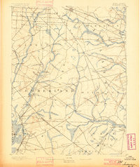 Tuckahoe 1893 topographic map thumbnail