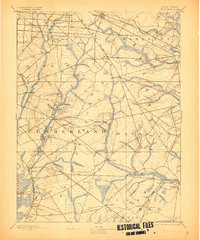 Tuckahoe 1893 topographic map thumbnail