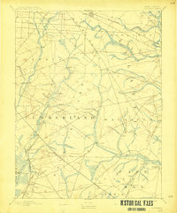 Tuckahoe 1893 topographic map thumbnail
