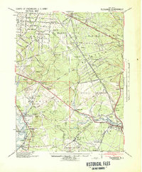 Tuckahoe 1941 topographic map thumbnail