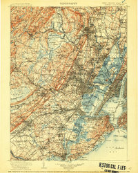 Passaic 1905 topographic map thumbnail