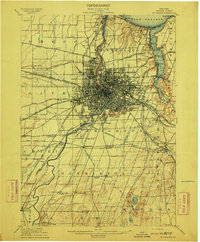 Rochester 1912 topographic map thumbnail