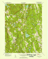 Pound Ridge 1951 topographic map thumbnail