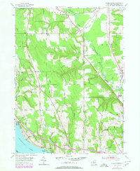 Ellery Center 1954 topographic map thumbnail