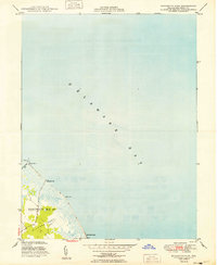 Bennetts Pier 1949 topographic map thumbnail