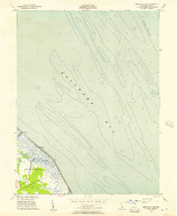 Bennetts Pier 1956 topographic map thumbnail