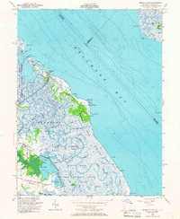 Bombay Hook topographic map thumbnail