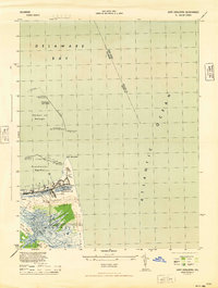 Cape Henlopen 1944 topographic map thumbnail