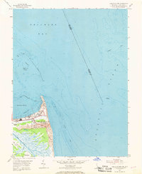 Cape Henlopen 1954 topographic map thumbnail