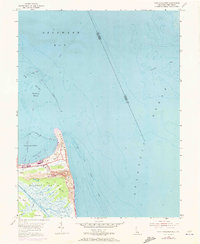 Cape Henlopen 1954 topographic map thumbnail