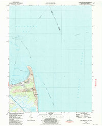 Cape Henlopen 1984 topographic map thumbnail