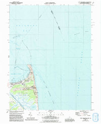 Cape Henlopen 1984 topographic map thumbnail