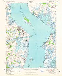 Delaware City 1948 topographic map preview