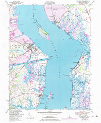 Delaware City 1948 topographic map thumbnail