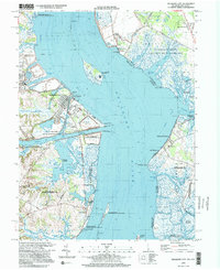 Delaware City 1999 topographic map thumbnail