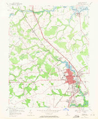 Dover 1956 topographic map thumbnail