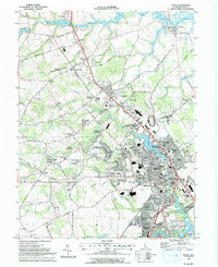 Dover 1993 topographic map thumbnail