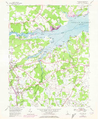 Frankford 1955 topographic map thumbnail