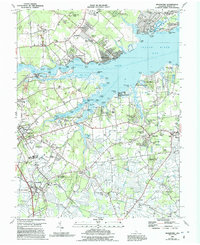 Frankford 1984 topographic map thumbnail