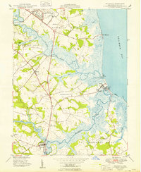 Frederica 1949 topographic map thumbnail