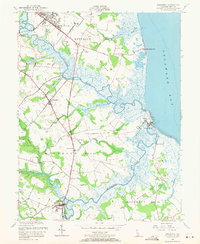 Frederica 1956 topographic map thumbnail