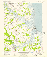 Frederica 1956 topographic map thumbnail