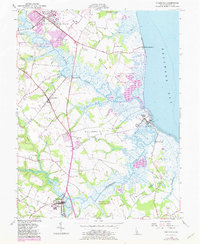 Frederica 1956 topographic map thumbnail
