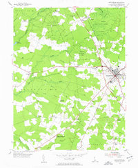 Georgetown 1954 topographic map thumbnail