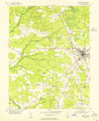 Georgetown 1954 topographic map thumbnail