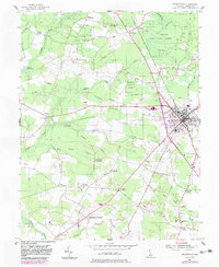 Georgetown 1954 topographic map thumbnail
