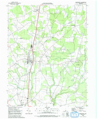 Greenwood 1992 topographic map thumbnail