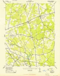 Harbeson 1944 topographic map preview
