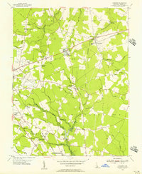 Harbeson 1955 topographic map thumbnail