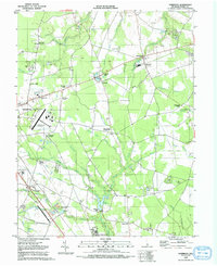 Harbeson 1992 topographic map thumbnail