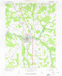 Laurel 1955 topographic map thumbnail