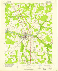 Laurel 1955 topographic map thumbnail