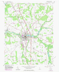 Laurel 1955 topographic map thumbnail