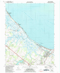 Lewes 1984 topographic map preview