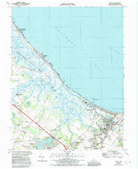 Lewes 1984 topographic map preview