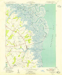 Little Creek 1949 topographic map thumbnail
