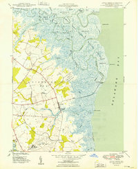 Little Creek 1949 topographic map thumbnail