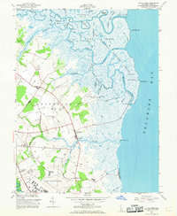 Little Creek 1956 topographic map thumbnail
