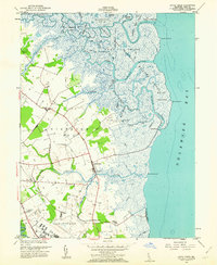 Little Creek 1956 topographic map thumbnail