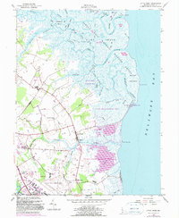 Little Creek 1956 topographic map thumbnail