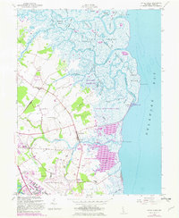 Little Creek 1956 topographic map thumbnail
