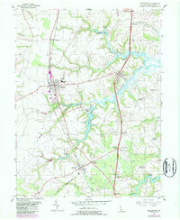 Middletown 1953 topographic map thumbnail